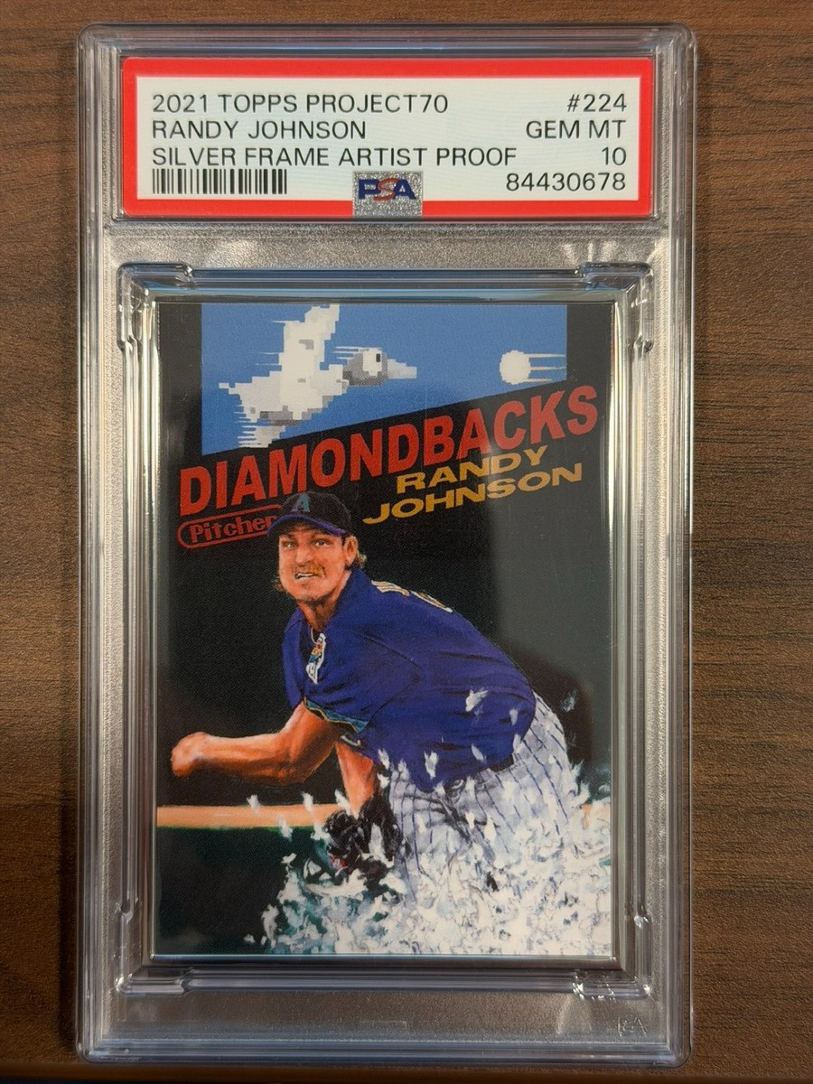 2021 Topps Project 70 Randy Johnson DUCK HUNT Nintendo, AP 50/51
