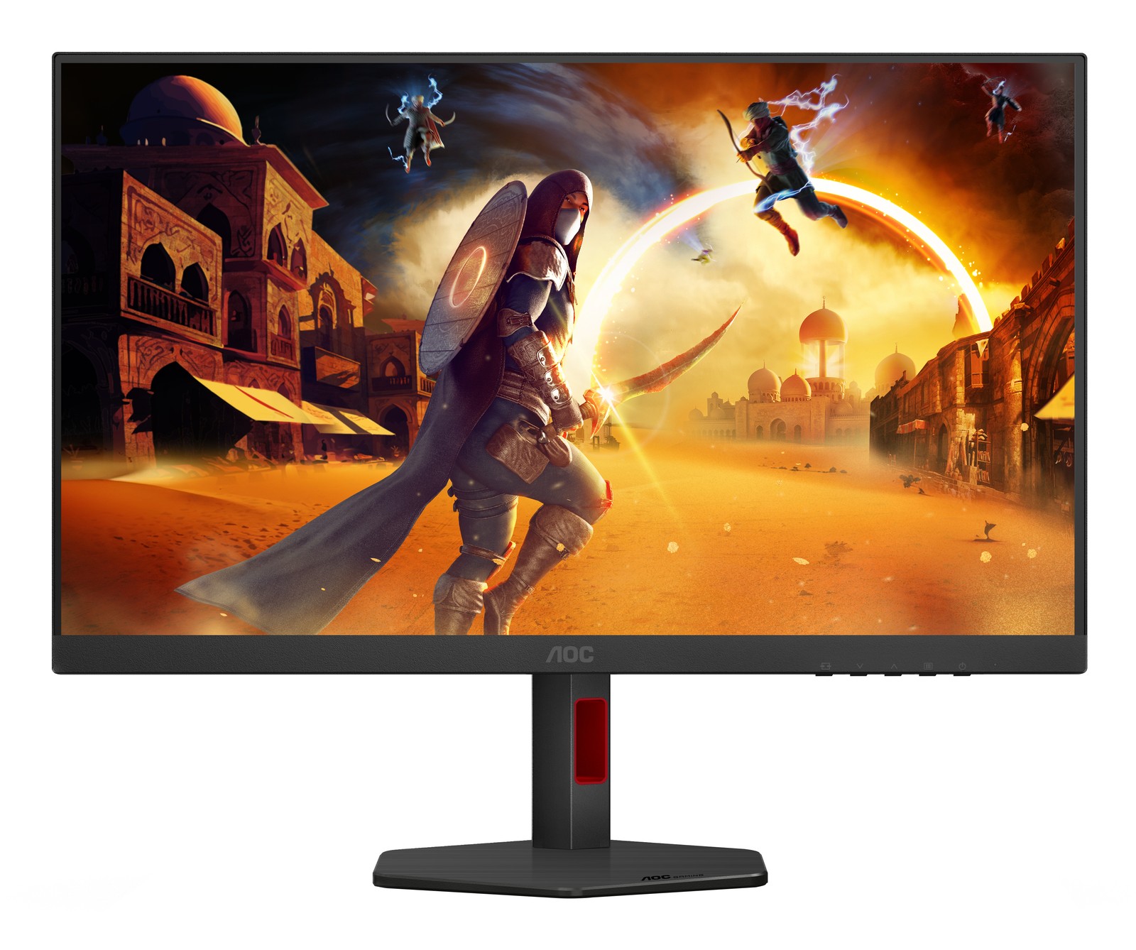 AOC G4 27G4ZR Monitor PC 68,6 cm (27") 1920 x 1080 Pixel Full HD LED Nero, Rosso foto 5
