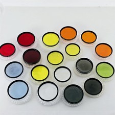 18 pcs Near Mint Kenko 49mm 52mm 55mm Colored Lens Filter Set From Japan