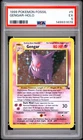 1999 POKEMON FOSSIL #5 GENGAR-HOLO PSA 5