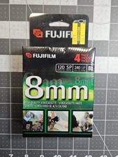 Fuji 120 8mm High Quality Video Cassette Tape P6-120 Brand New Sealed 4 Pack
