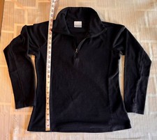 Columbia Glacial IV Half Zip Fleece Pullover Womens S Black Microfleece
