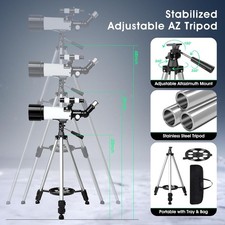 Astronomical Refracting Telescope Suitable For Children, Adults And Beginners, M