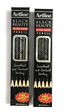 artline Black Beauty Ultra dark Pencil Pack of 2 (2)