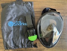 Full Face Snorkel Mask Easy Snorkel Anti Fog Panoramic Swim Dive Mask Adult