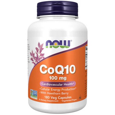 Coq10 With Hawthorn Berry 180 Veg Caps 100 mg