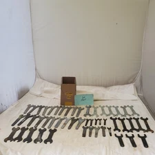Lot of 50 Assorted Double Open End Service Wrench & other Wrench Tool LOT 485
