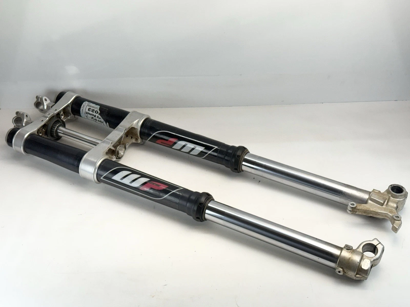 ✅ 07 - 12 KTM 450 EXC EXC-R Front Fork Shocks Triple Tree Assembly OEM 2008
