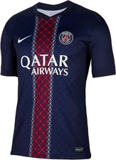 NWT Nike Paris Saint-Germain Qatar Airways Home Jersey HJ4593-411 Sz M