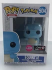 Funko POP! Games Pokemon Squirtle Flocked #504 GameStop Exclusive NOT MINT