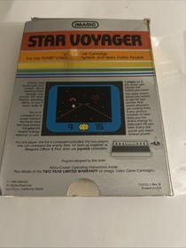 Vintage  Star Voyager Atari 2600, 1982  Case/ Cart Tested & Works