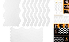 36-Pack Bathtub Non Slip Stickers, White Shower Grip Stickers for Shower