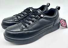 Treesky Men's Black Low Top Slip/Wear Resistant Work Shoes Size 7.5