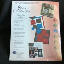 Creative Memories "Jewel" 10" x 12" Printed Photo Mounting Paper - NEW!!