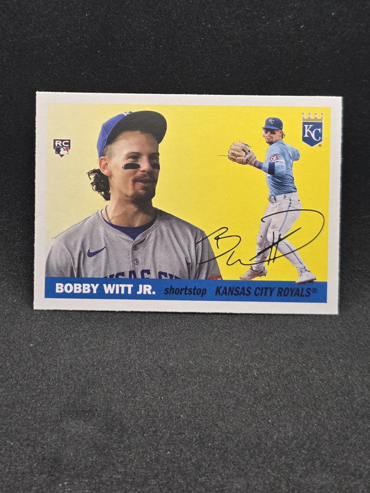 Bobby Witt Jr 2025 Topps Heritage 25th Anniversary SP H25-4 KC Royals Card