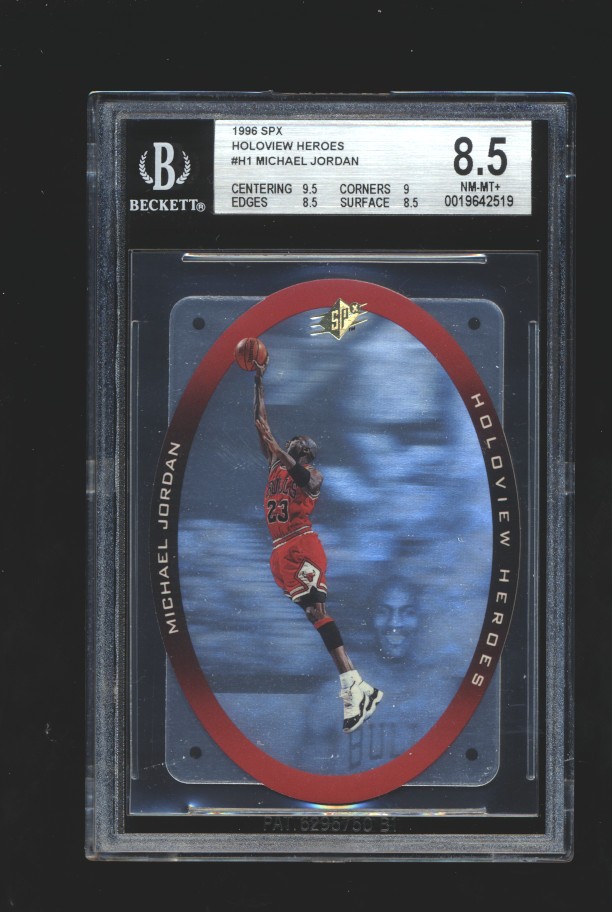 その他 MICHAEL JORDAN 1996 SPX HOLOVIEW HEROES Michael Jordan 1996 SPx #H1 Holoview Heroes Price Guide - Sports
