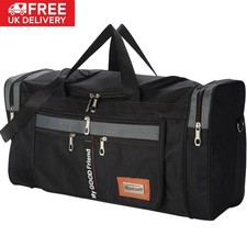 Mens Male Extra Large Sports Gym Holdall Bag Travel Work Cabin Barrel Handbag UK