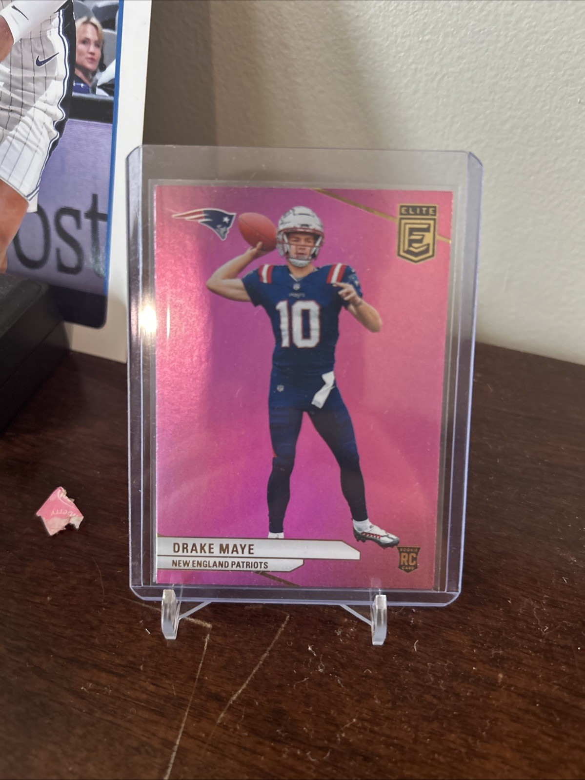 2024 Panini Donruss Elite - Rookies Drake Maye #185 Pink (RC) Drake Made Pink