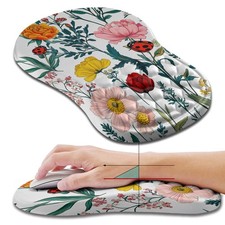 Ergonomic Mouse Pad Wrist Support, Wrist Rest Mousepad for Carpal Tunnel Pain...
