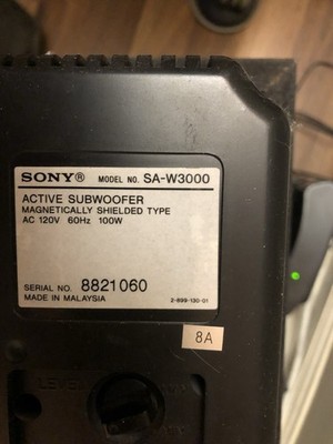 Sony SA-W3000 12