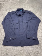 Propper Shirt Men Large Regular Navy Blue BDU Ripstop Military Coat Shacket