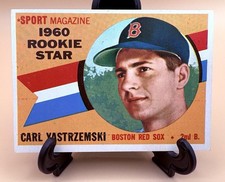 1960 Topps Baseball Boston Red Sox Carl Yastrzemski NM- Rookie Card #148 HOF. rookie card picture