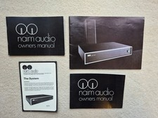 Naim Audio Vintage Original Brochures (Four In Total).  Circa 1988.  All In VGC