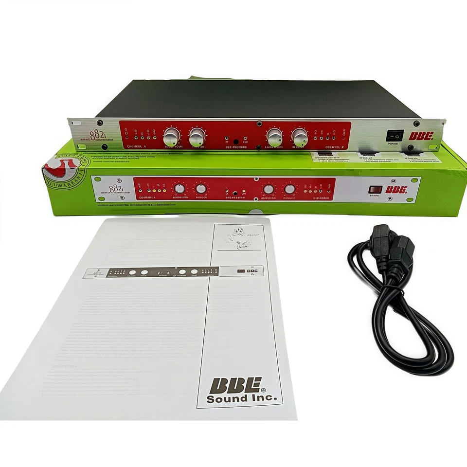 Für 882i BBE Sonic Maximizer Rackmount Einheit 1 HE mit 1 Stück XLR-Kabeln - Bild 2 von 4