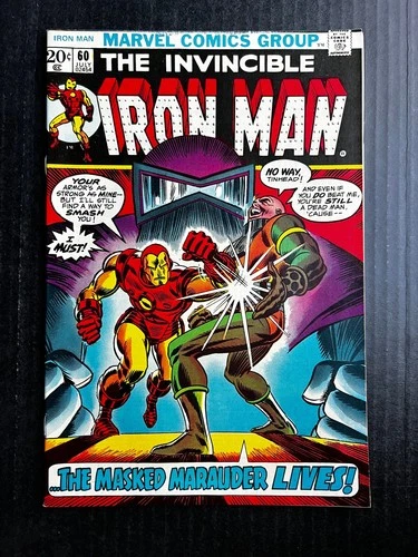 IRON MAN #60 Vintage Marvel Comics The Avengers Invincible