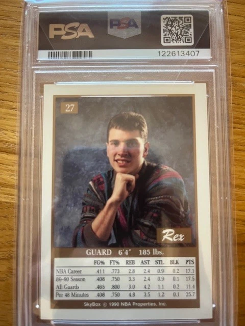 REX CHAPMAN HORNETS 1990 SKYBOX BALONCESTO RECIÉN LOSA #27 PSA 10 ¡¡COMO NUEVO!!! Foto 2 de 2