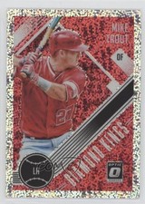 2018 Panini Donruss Optic Diamond Kings White Sparkle Prizm Mike Trout #13 ni4