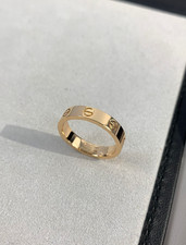 NewCartler Ring Love 18k Gold Couple Wedding Rings, US Size 6