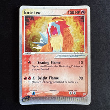 Pokemon EX TEAM MAGMA vs TEAM AQUA - #91/95 Entei ex - Holo - ENG 091 card tcg