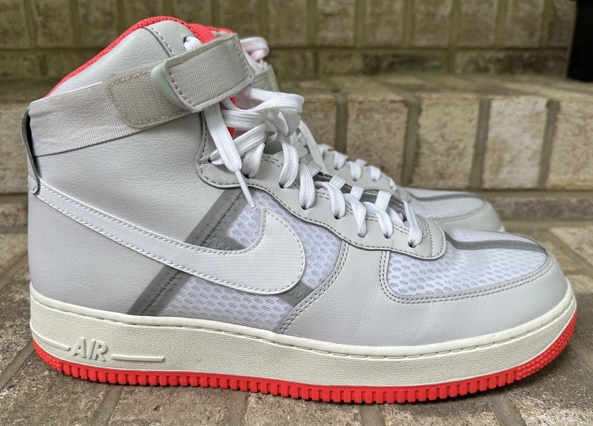 Nike Air Force 1 High White Vast Grey | eBay