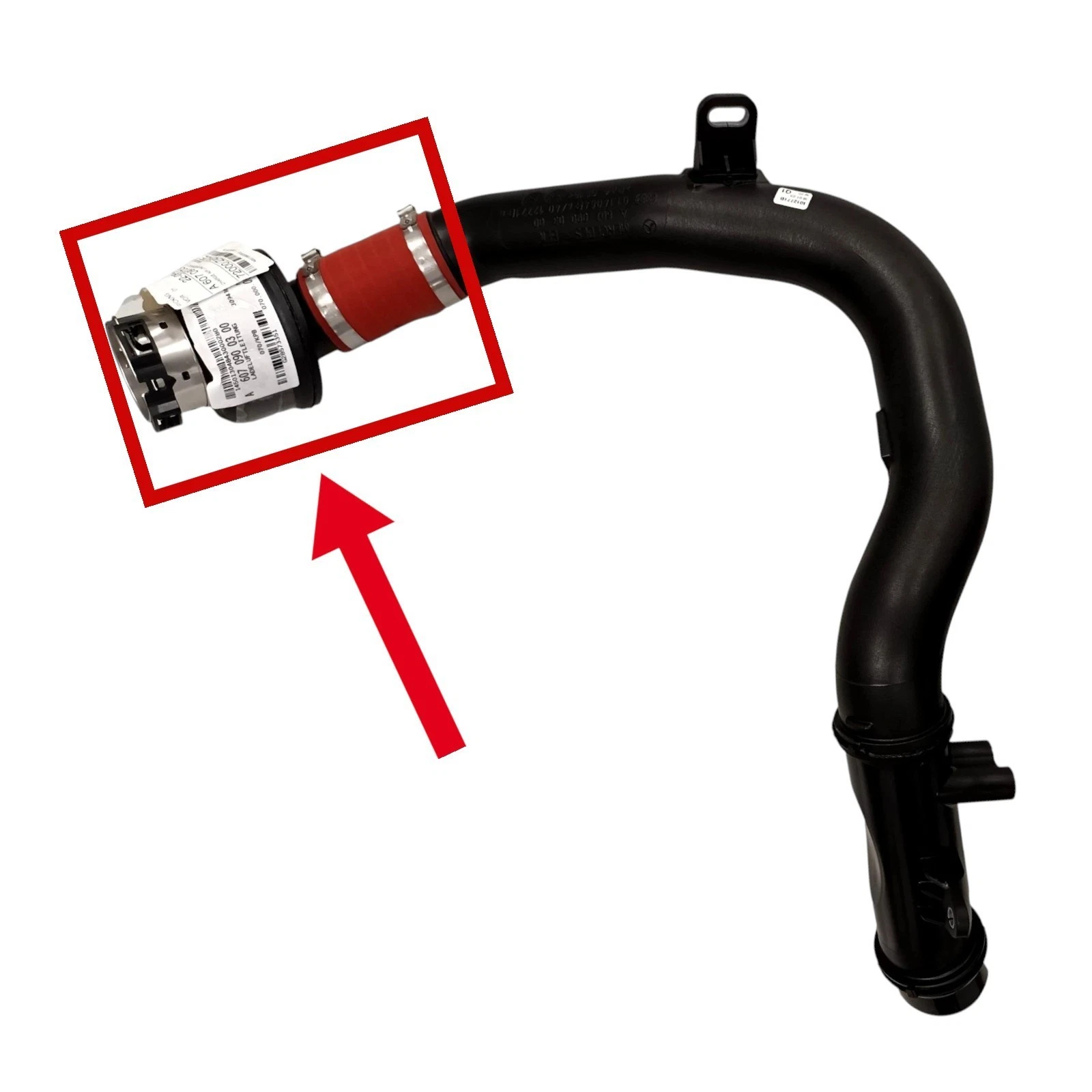 Turboschlauch mit Resonator für MERCEDES GLA (X156) 180 CDI / d A6070940182 - Bild 5 von 6