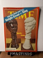 Pr7 1972 SPASSKY vs BOBBY FISCHER CHESS July 31 TIME Magazine 