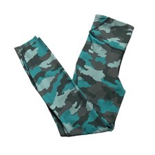 Lululemon Base Pace High Rise Leggings Size 4 Camo Green Inseam 25