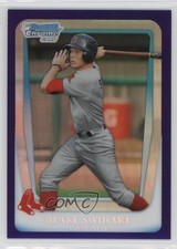 2011 Bowman Draft Chrome Prospects Retail Purple Refractor Blake Swihart 2d8