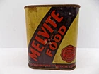 Rare Vintage Original 1930S Melvite Foods Tin Can Brooklyn NY