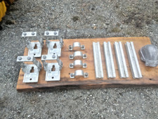 4 (12pc) Hubble Metal to Wood Utility Pole Co...