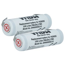 2x Akku für Philips RQ1095/22 RQ1250 RQ1270 RQ1290 RQ1280 RQ1260 Rasierer 750mAh