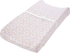 Simple Joys by Carter's Baby 2-Pack Cotton Changing Pad One Size, Floral/Dots