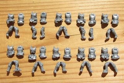 40K Astra Militarum Kasrkin Body & Legs Bits 10 Bitz 