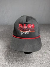 Vintage Valco Cincinnati Hat Cap Snap Back Black Red Racing Embroidered Mens 90s
