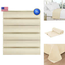 Elegant Comfort 6-Pack Luxury Flat Sheet Premium Hotel Quality Wrinkle And Fade