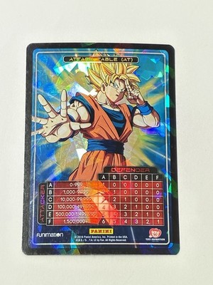 Dragon Ball Z TCG Panini Awakening Holo Foil Physical Attack Table (AT) Goku CCG