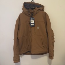 Mens Carhartt Super Dux Full Swing Relaxed Fit Jacket Brown OJ6006 SZL