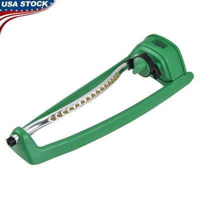 3000 sq ft Oscillating Lawn Sprinkler Adjustable Flow Durable Garden Watering US