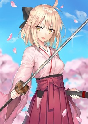 Anime Fate girls art portrait display fategrand order short Custom 11x17 Poster