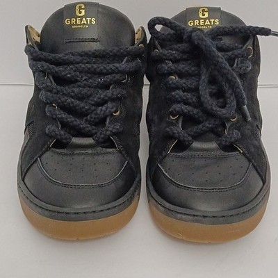 GREATS Brooklyn Cooper Low Sneakers Black Men US 11